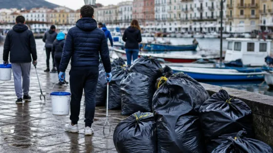 Da Bacoli a Salerno: detenuti e volontari rimuovono 1,4 tonnellate di rifiuti lungo la costa campana