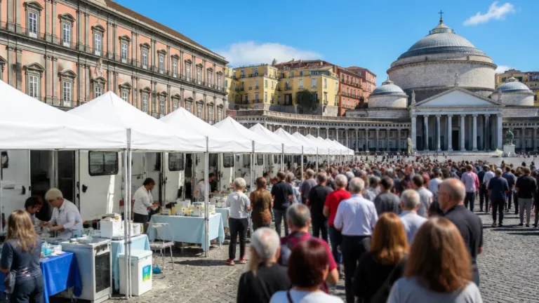 Piazza del Plebiscito trasformata in «Villaggio della Salute»: 30.000 visite tra screening e ambulatori