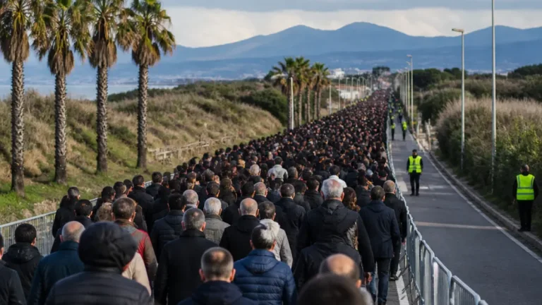Regione annuncia ricorsi dopo l’aggiudicazione del Cpr: a Castel Volturno corteo con vescovi e Fico