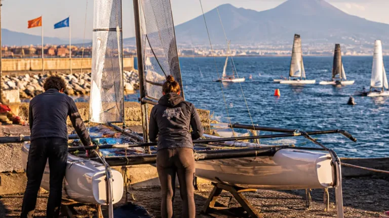 Federico Figlia di Granara vince il tricolore Nacra 17 al CICO di Napoli