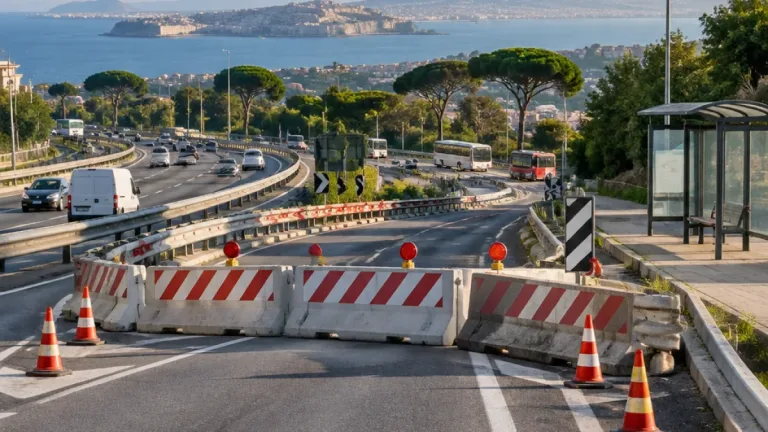Tangenziale, chiuso lo svincolo Doganella: tagliate 241 corse EAV